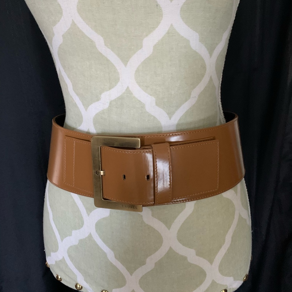 Tan Laurel Leather Belt